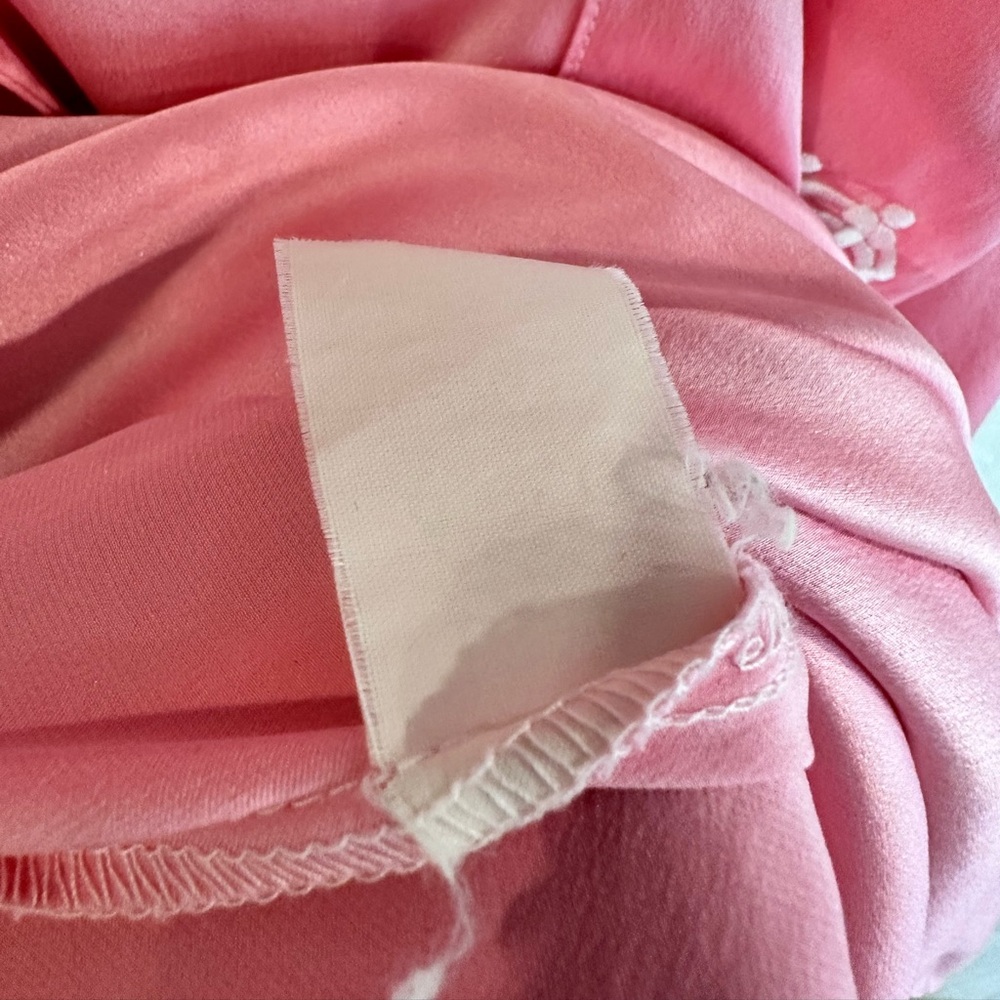Christian Dior Vintage Dress Nightgown in Pink Monogram Size Size Medium - Picture 8 of 14